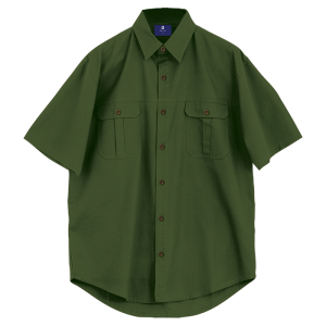 Plain Bush Shirt Mens