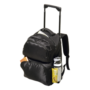 BB0172 - Trolley Backpack with Two Front Zippered Pockets