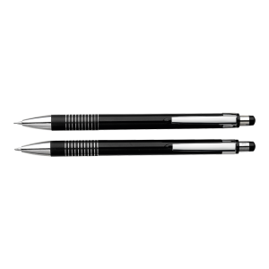 Matching Ballpoint Pen and Clutch Pencil Set in Translucent
