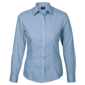Basic Poly Cotton Blouse Long Sleeve Ladies