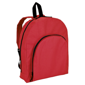 Backpack with Arched Front Pocket 600D
