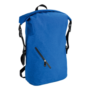 Melange Waterproof Backpack With Diagonal Zip