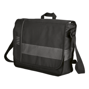Messenger Bag with Mesh Trim 600D