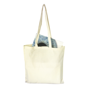 Cotton Shopper with Long Handles