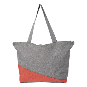 Melange Shopper With Colour Accent