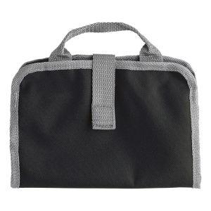 Toiletry Bag with Dual Zippered Compartments