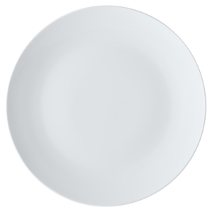 White Basics Coupe Plate