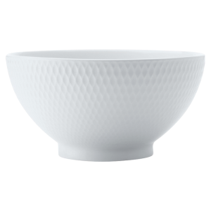 White Basics Diamonds Rice Bowl