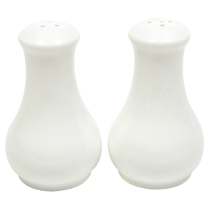 White Basics Fluted Salt & Pepper