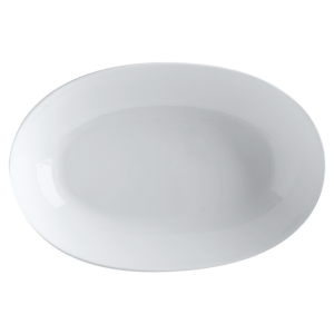 White Basics Oval Bowl