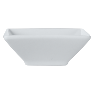 White Basics Square Footed Sauce Dish