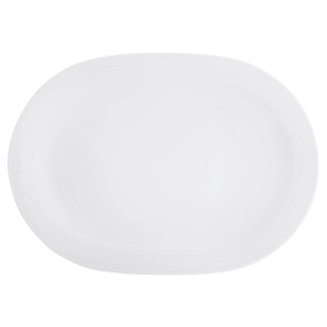 Arctic White Oval Platter