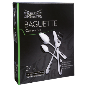 Baguette 24 Piece Cutlery Set