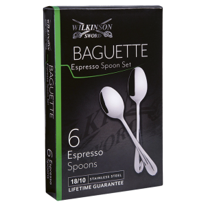Baguette 6 Piece Espresso Set