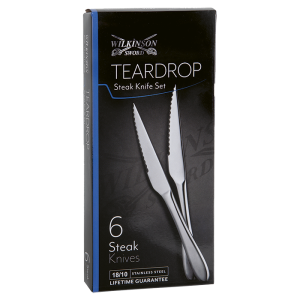 Teardrop 6 Piece Steak Knife Set
