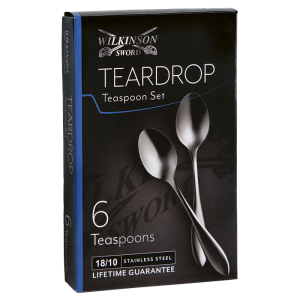 Teardrop 6 Piece Teaspoon Set
