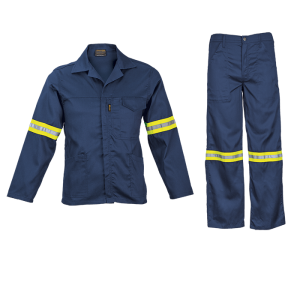 Barron Supreme Poly Cotton Conti Suit with Reflective