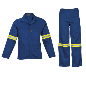 Barron Supreme Poly Cotton Conti Suit with Reflective