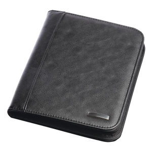 Soft PU A5 Zippered Folder