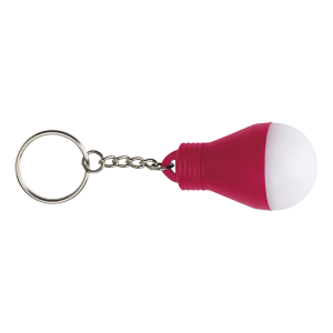 Light Bulb Shaped Keychain