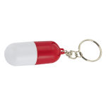 Capsule Shape Pill Box Keyring