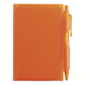 Notebook and Pen in Plastic Case