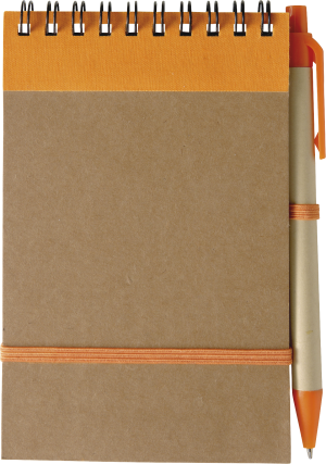 Recycled A6 Jotter and Pen