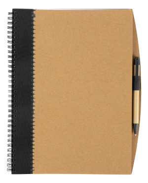 Recycled Cardboard Notebook With Pen