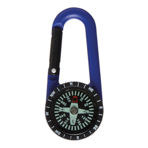 Carabiner Clip with Compass