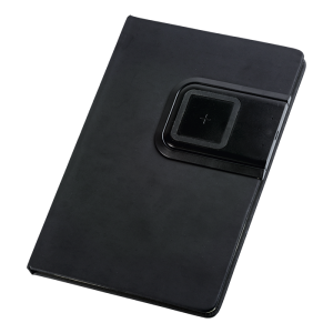 A5 PU Notebook With Removable Wireless Charger