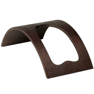 Curved Wooden Wine Bottle Holder