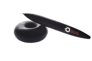 Rubber Tube Standing Desktop Pen