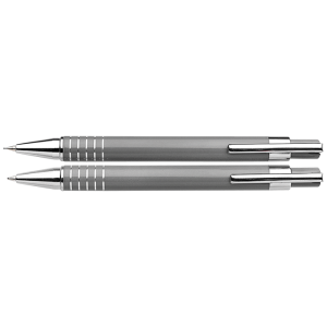 Lacquered Barrel Matching Ballpoint Pen and Clutch Pencil Se
