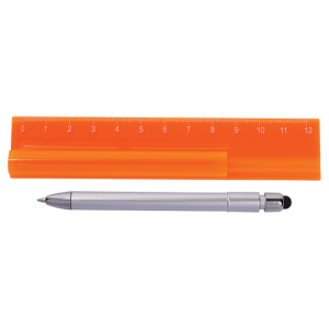 Translucent Ruler with Stylus Pen