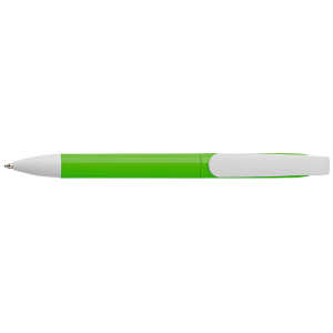 Twist Action Ballpoint Pen With Coloured Barrel