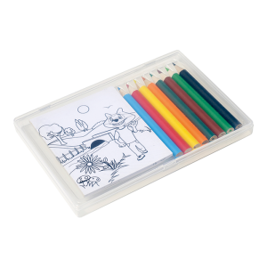 Colouring In Set In Plastic Case