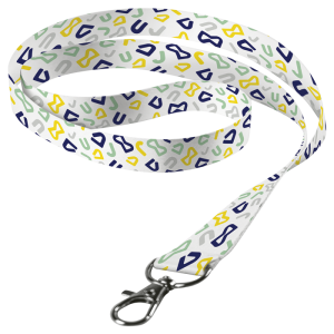 Sublimated Lanyard Double Side Sub with Lobster Ring