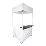 1x1 Aluminium Kiosk with Shelf