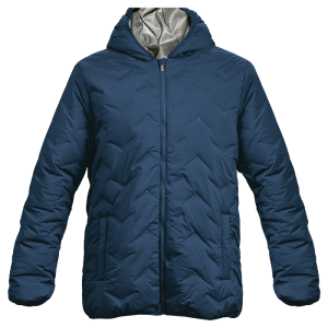 Mock-Quilt Hooded Puffer Mens