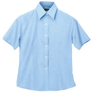 Chambray Blouse Short Sleeve Ladies