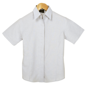 Oxford Blouse Short Sleeve Ladies