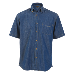 Denver Denim Shirt Short Sleeve Mens