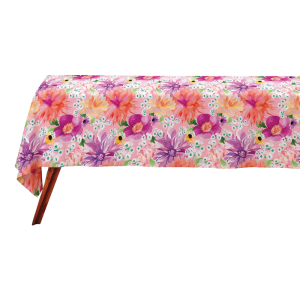 Teas & C's Dahlia Daze Cotton Rectangular Tablecloth