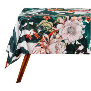 The Blck Pen Night Garden Cotton Rectangular Tablecloth