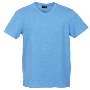 Slub V Neck T-Shirt Mens
