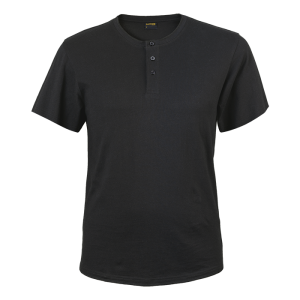 Henley Short Sleeve T-Shirt Mens